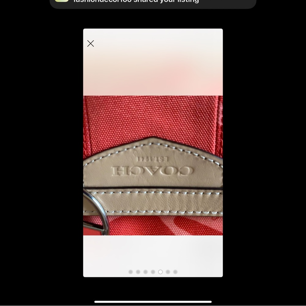 Coach Tan Leather Bag - Picture 3 of 15